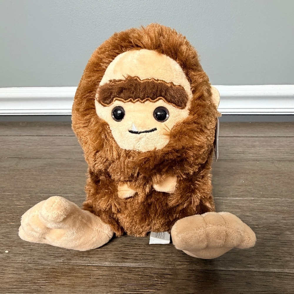 Nanco Belly Buddies Bigfoot Sasquatch Plush Stuffed Animal Mythical Creature New